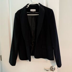 Calvin Klein Black Blazer Modern Tailored Suit Jacket